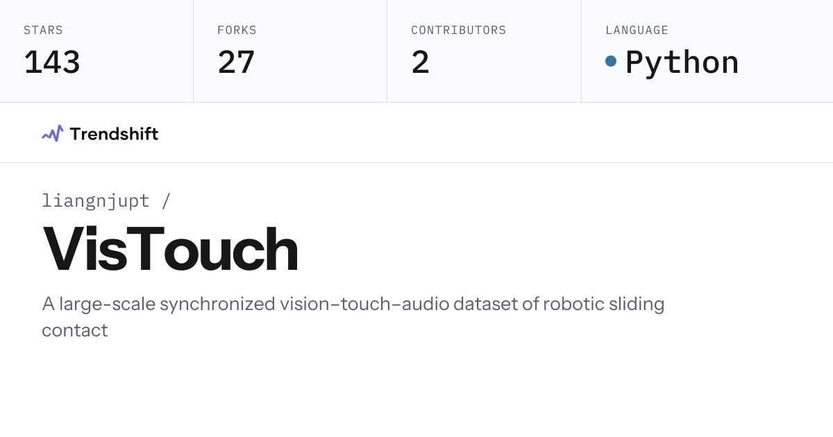 liangnjupt/VisTouch — GitHub trending stats & insights | Trendshift