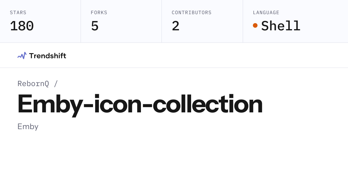 RebornQ/Emby-icon-collection — GitHub trending stats & insights ...
