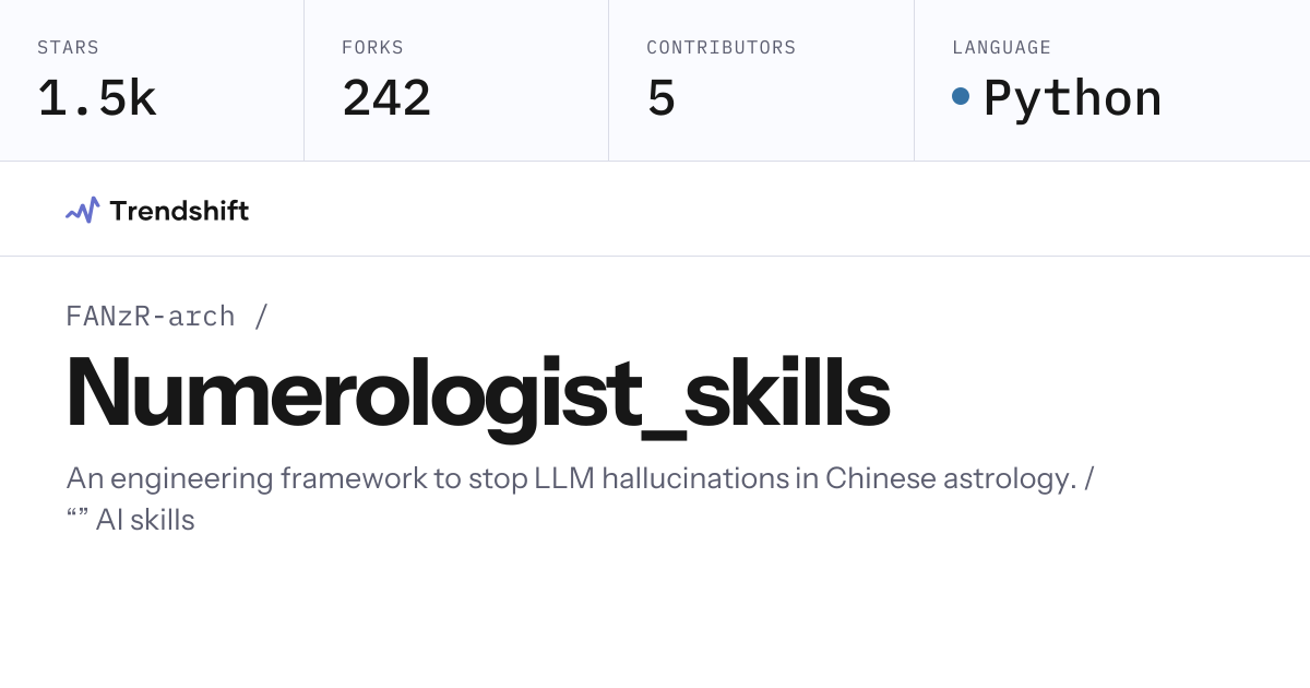 FANzR-arch/Numerologist_skills — GitHub trending stats & insights ...