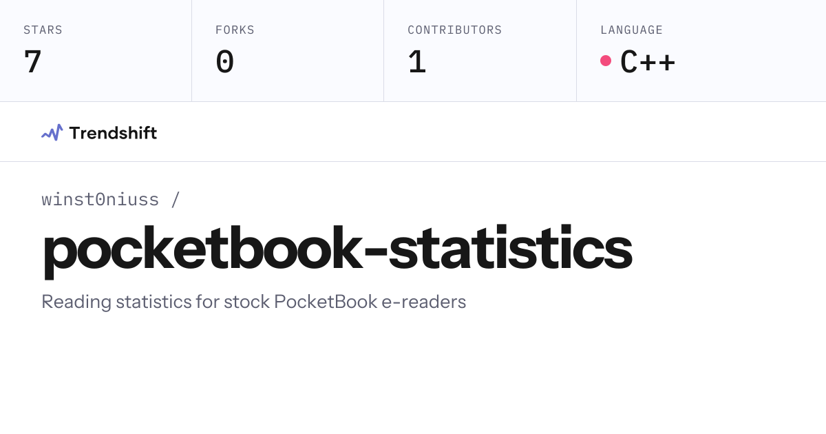 winst0niuss/pocketbook-statistics — GitHub trending stats & insights ...