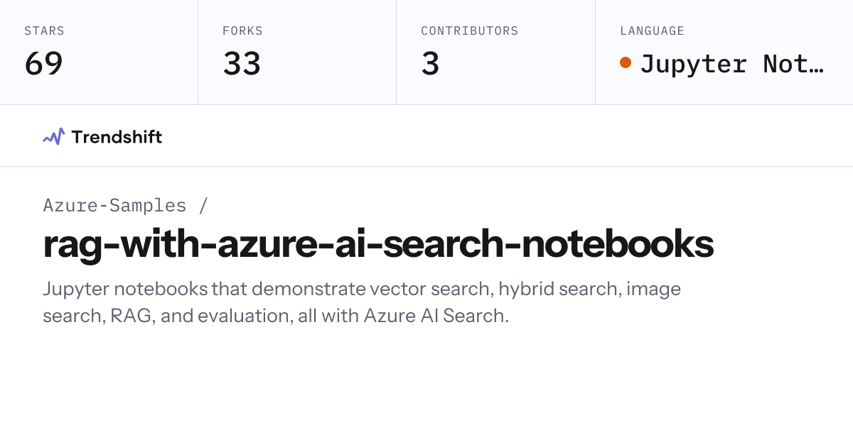 Azure-Samples/rag-with-azure-ai-search-notebooks — GitHub trending ...
