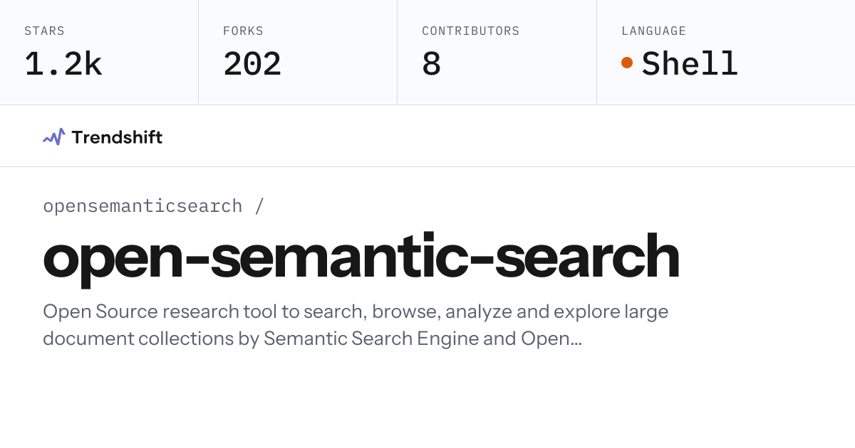 opensemanticsearch/open-semantic-search — GitHub trending stats ...