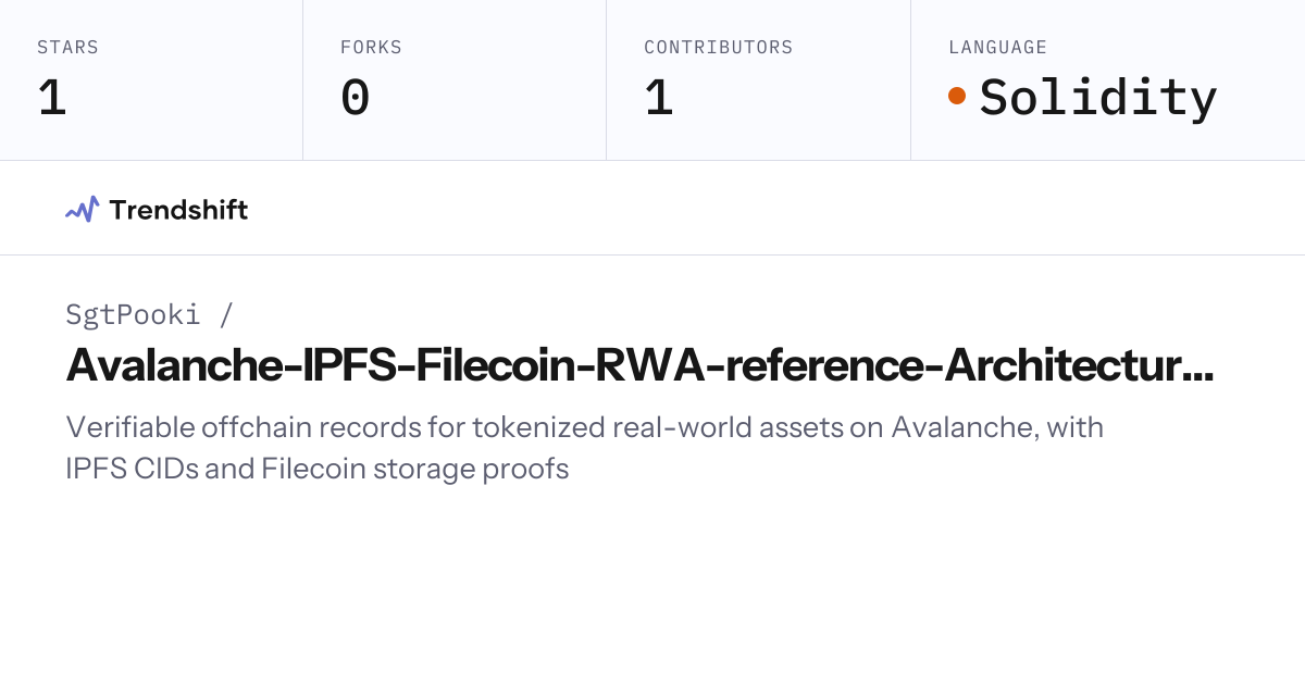SgtPooki/Avalanche-IPFS-Filecoin-RWA-reference-Architecture — GitHub ...