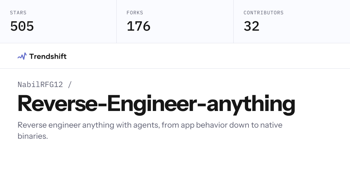 NabilRFG12/Reverse-Engineer-anything — GitHub trending stats & insights ...