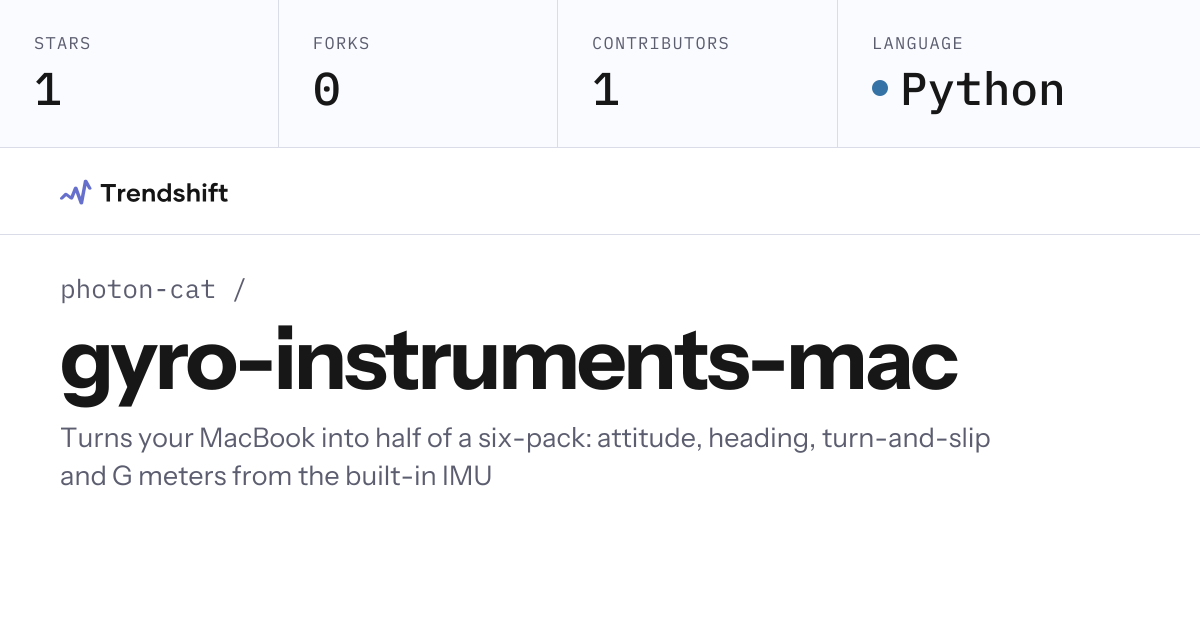 photon-cat/gyro-instruments-mac — GitHub trending stats & insights ...