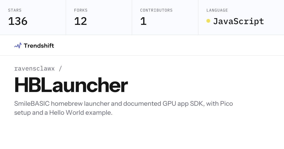 ravensclawx/HBLauncher — GitHub trending stats & insights | Trendshift