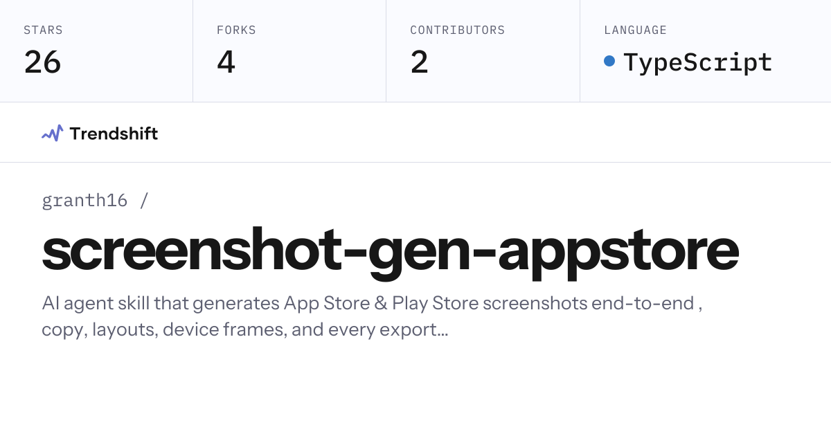 granth16/screenshot-gen-appstore — GitHub trending stats & insights ...